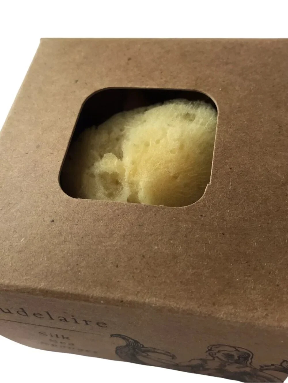 Baudelaire Silk Sea Sponge, New, Small, One Sponge